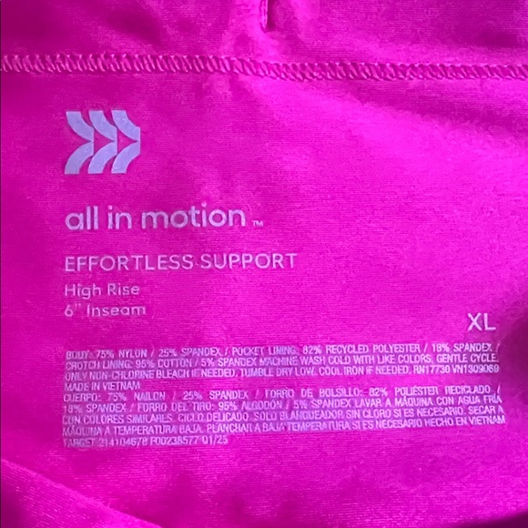 All in Motion Hot Pink Athletic Shorts - Picture 5 of 8